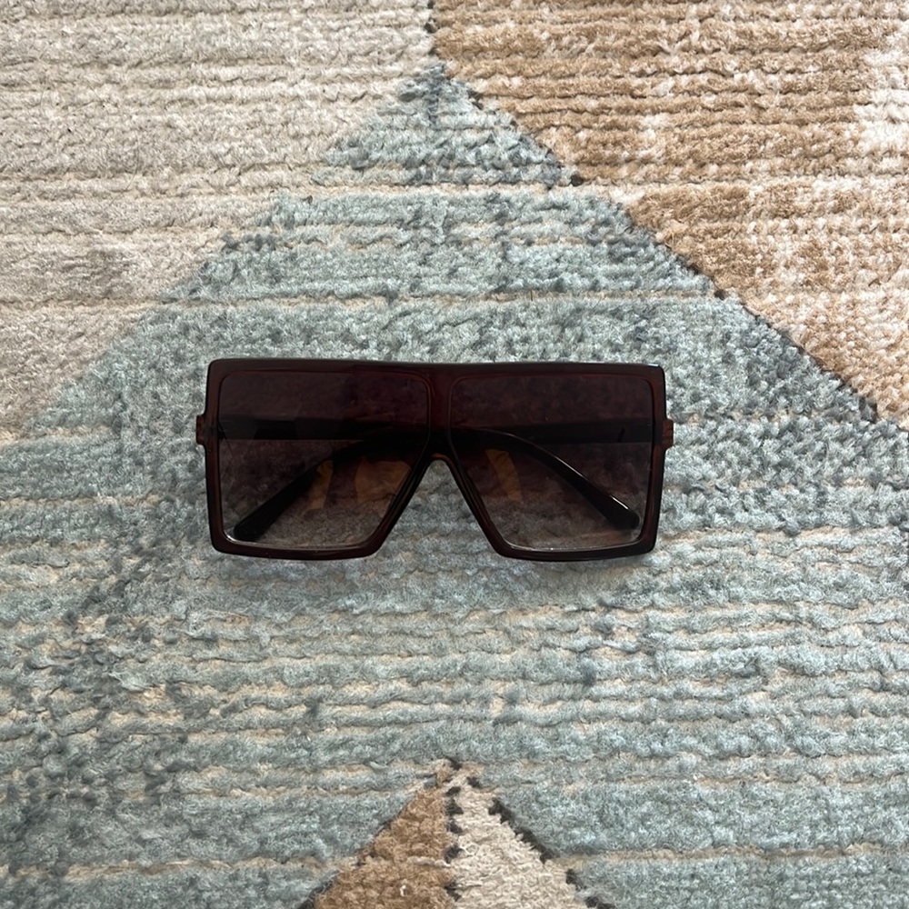 Vintage rose colored sunglasses